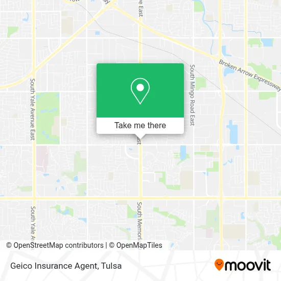 Geico Insurance Agent map