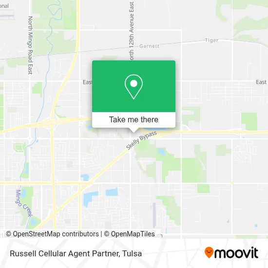 Russell Cellular Agent Partner map