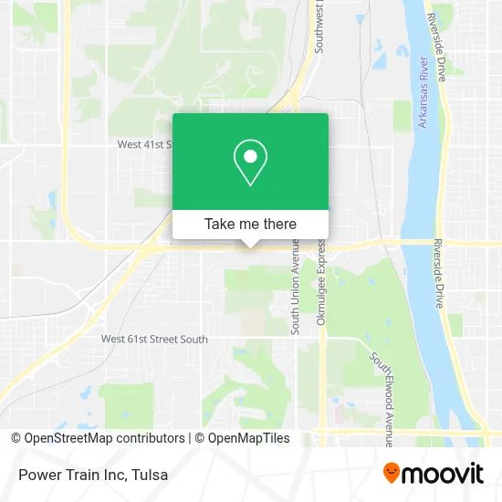Power Train Inc map