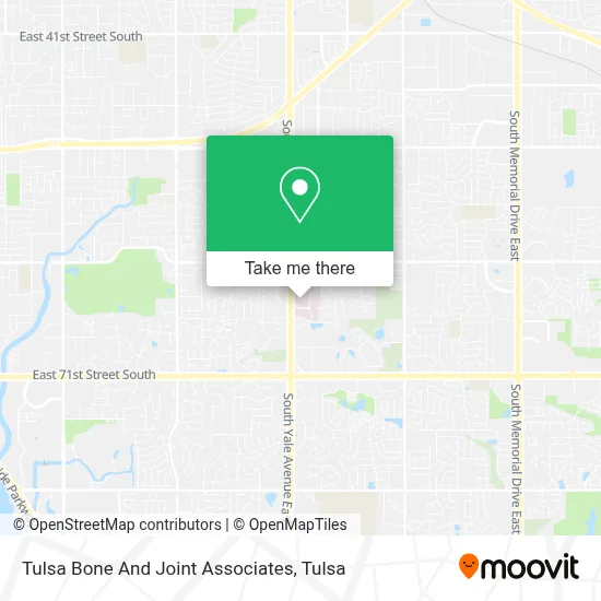 Tulsa Bone And Joint Associates map