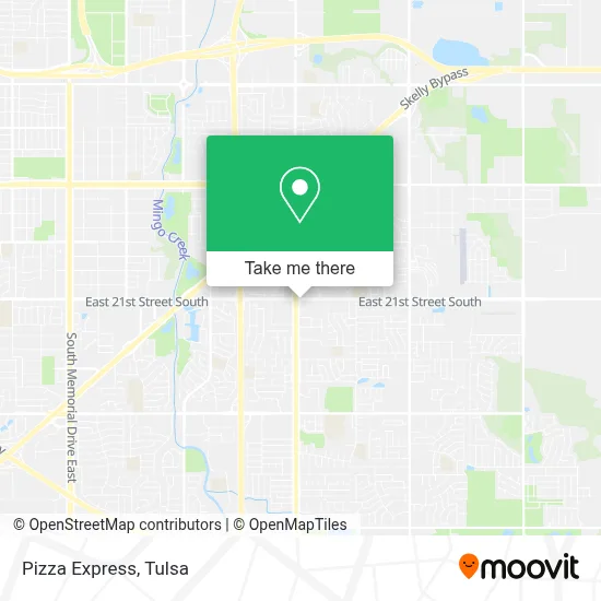 Pizza Express map