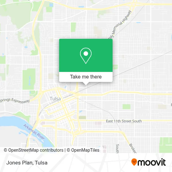 Jones Plan map