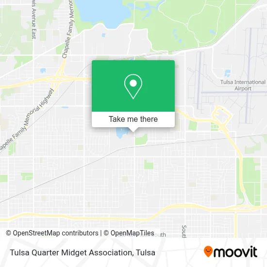 Tulsa Quarter Midget Association map