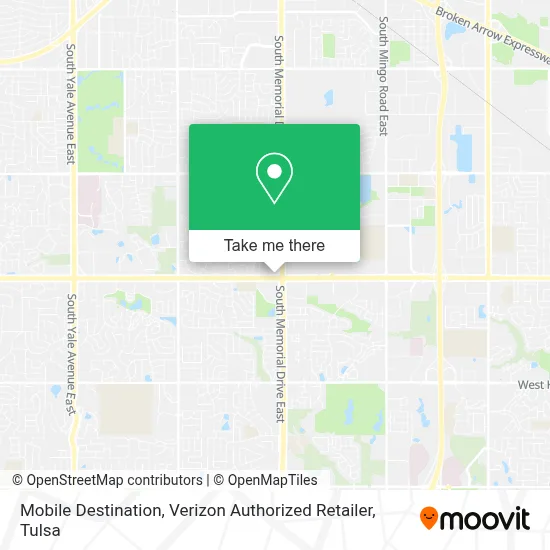 Mobile Destination, Verizon Authorized Retailer map