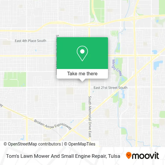 Tom's Lawn Mower And Small Engine Repair map