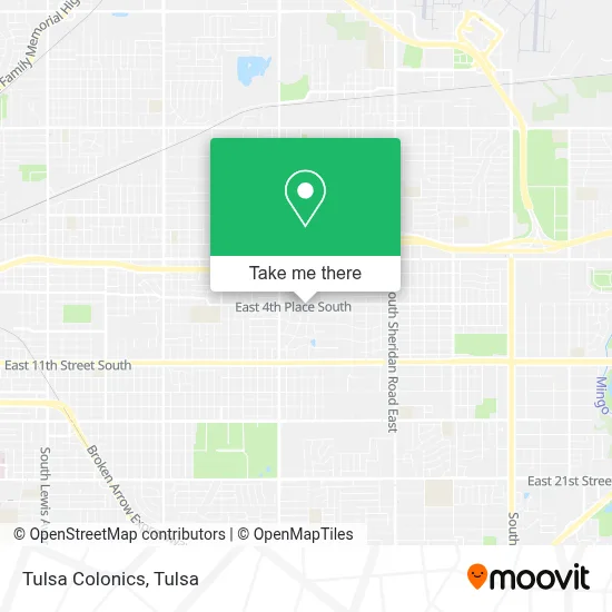 Tulsa Colonics map