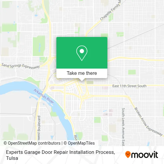 Experts Garage Door Repair Installation Process map