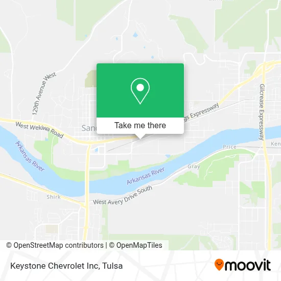 Keystone Chevrolet Inc map
