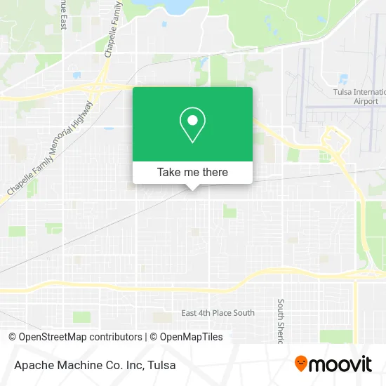 Apache Machine Co. Inc map