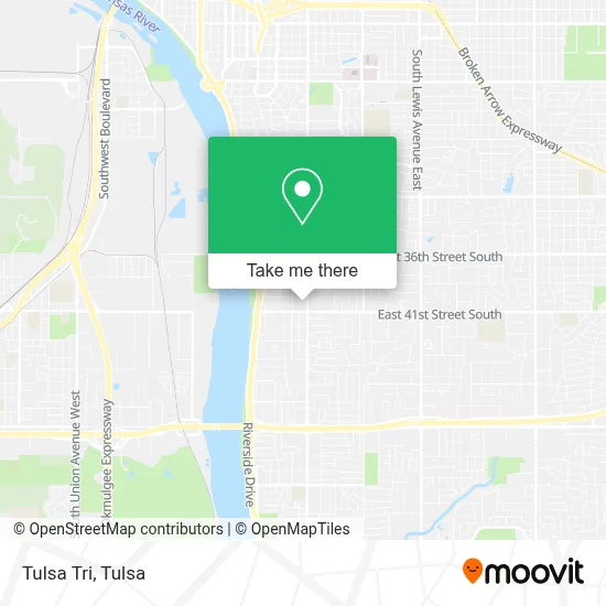 Tulsa Tri map