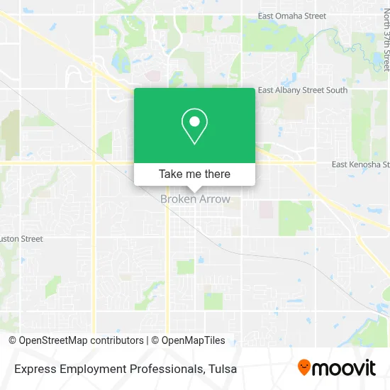 Express Employment Professionals map