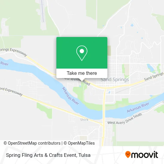 Spring Fling Arts & Crafts Event map