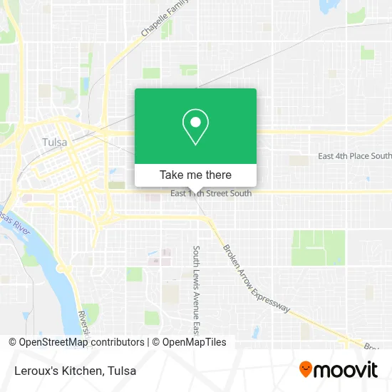 Leroux's Kitchen map