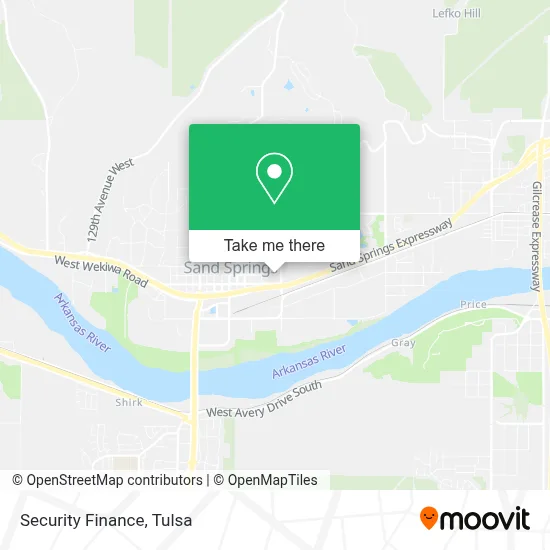 Security Finance map