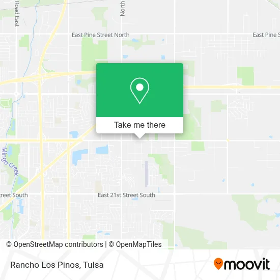 Rancho Los Pinos map