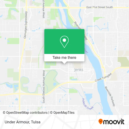 Under Armour map