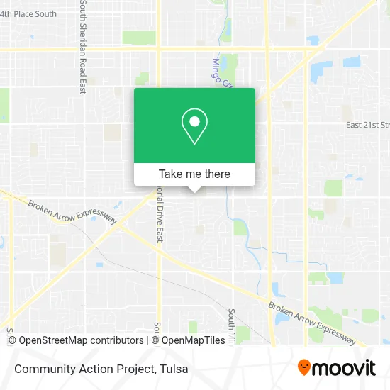 Community Action Project map