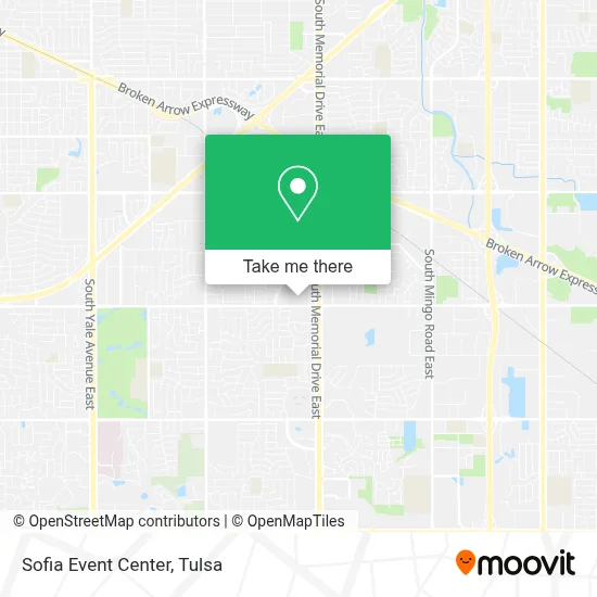 Sofia Event Center map