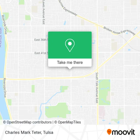 Charles Mark Teter map