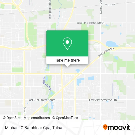 Michael G Batchlear Cpa map