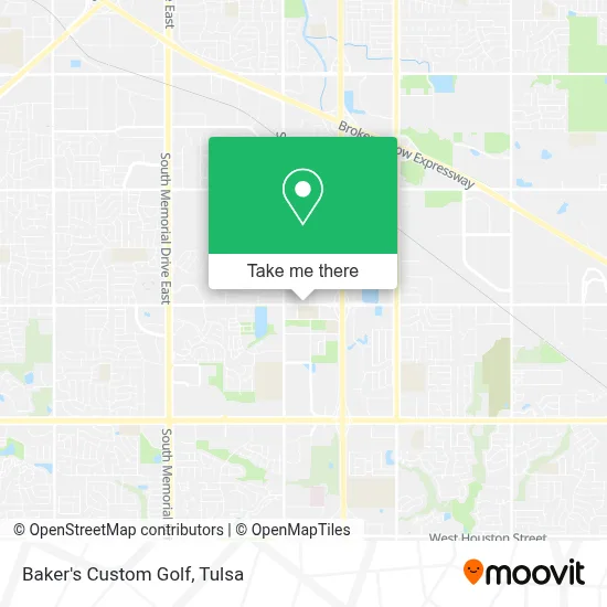 Baker's Custom Golf map