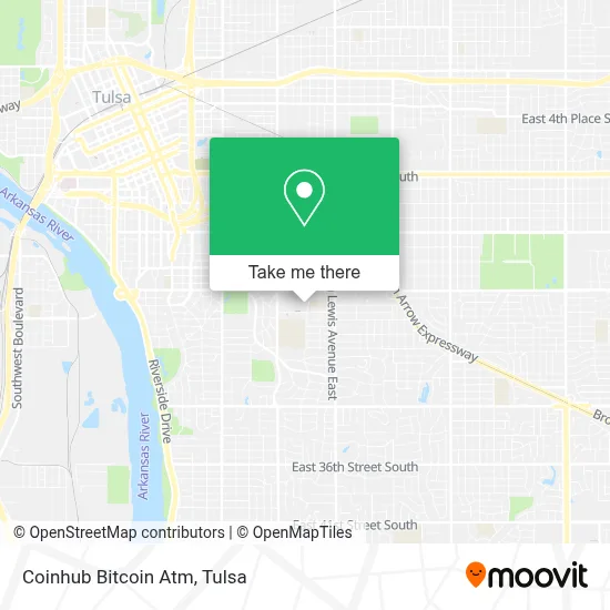 Coinhub Bitcoin Atm map