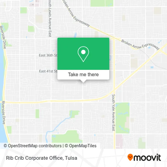 Rib Crib Corporate Office map