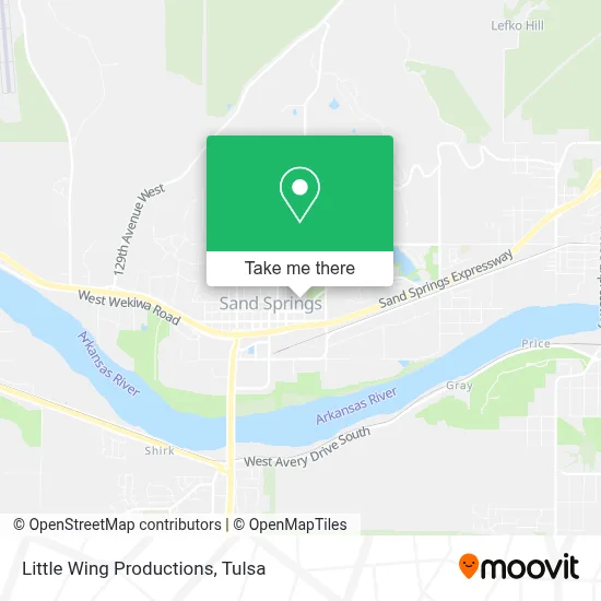 Little Wing Productions map