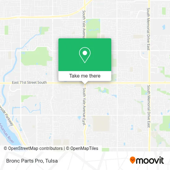 Bronc Parts Pro map