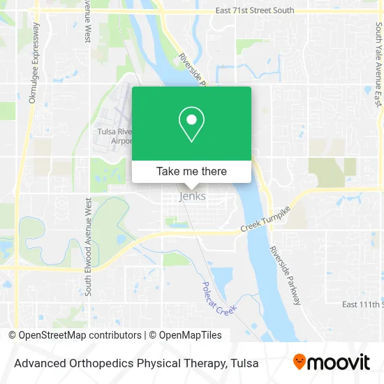 Advanced Orthopedics Physical Therapy map