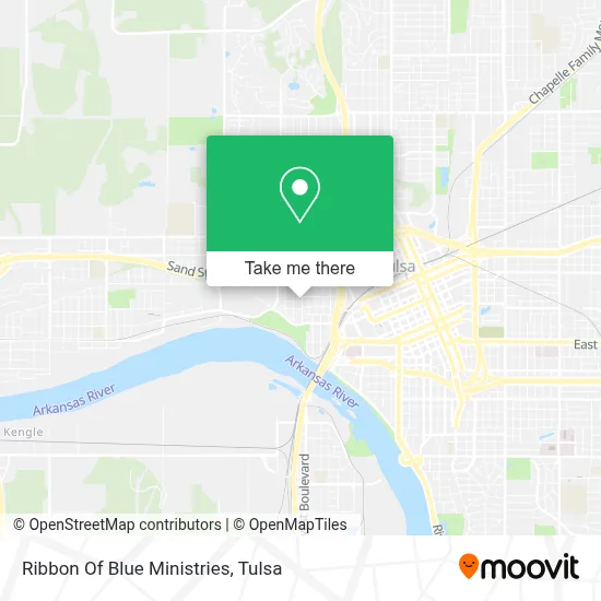 Ribbon Of Blue Ministries map