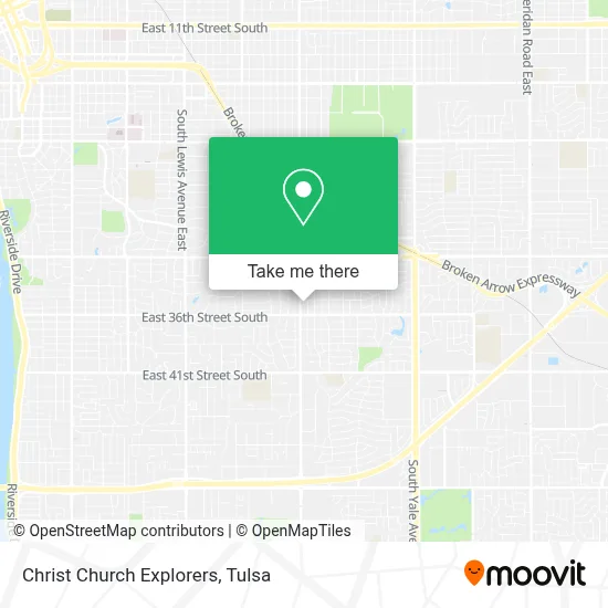 Christ Church Explorers map