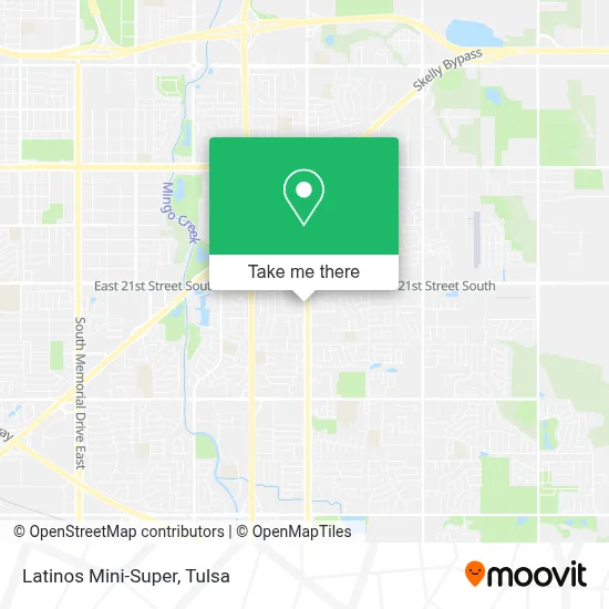 Latinos Mini-Super map