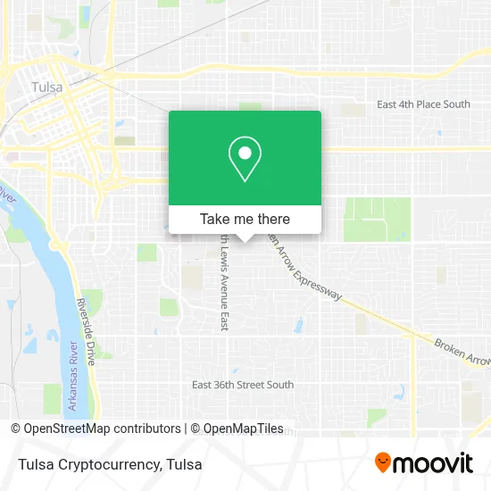 Tulsa Cryptocurrency map