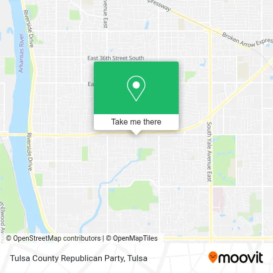Tulsa County Republican Party map