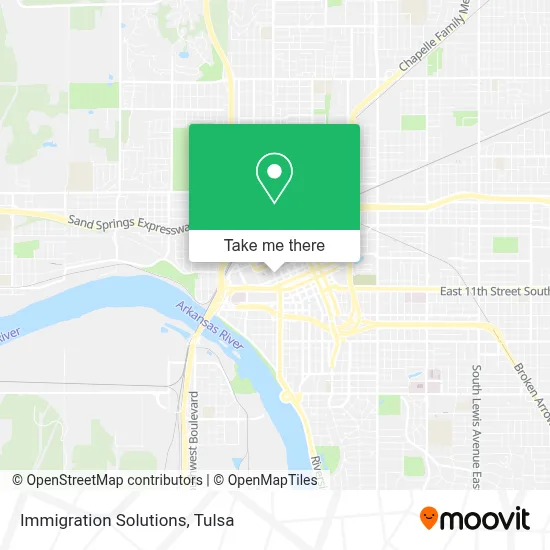 Immigration Solutions map