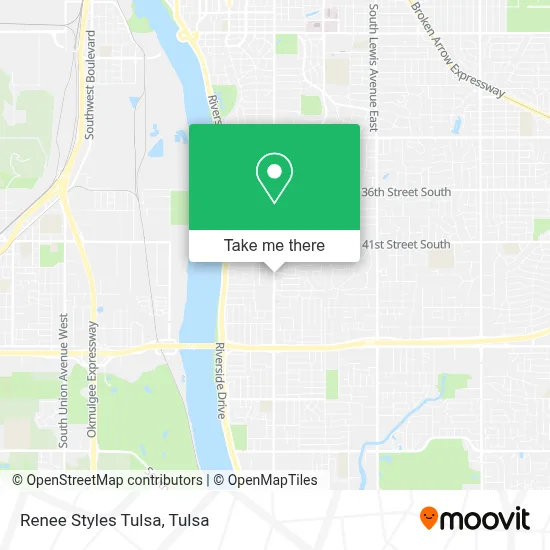 Renee Styles Tulsa map