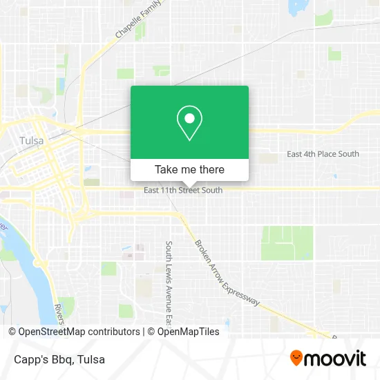 Capp's Bbq map