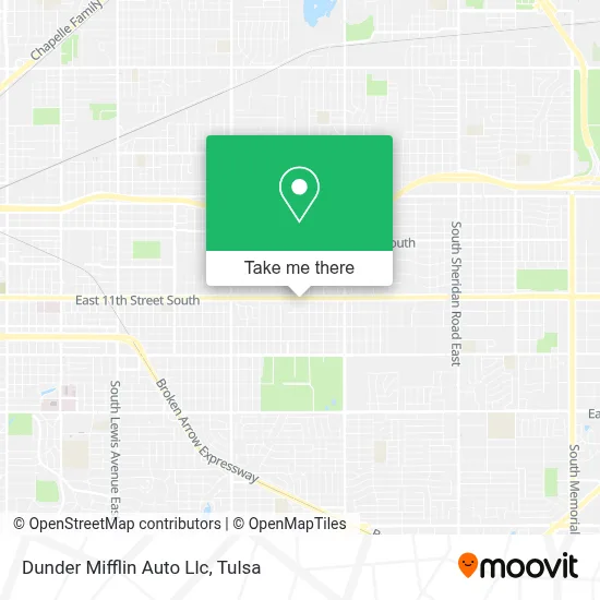 Dunder Mifflin Auto Llc map