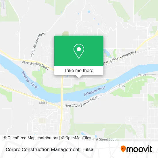 Corpro Construction Management map