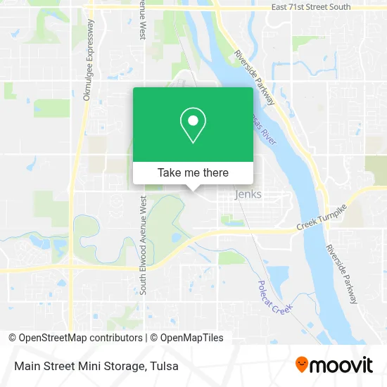 Main Street Mini Storage map