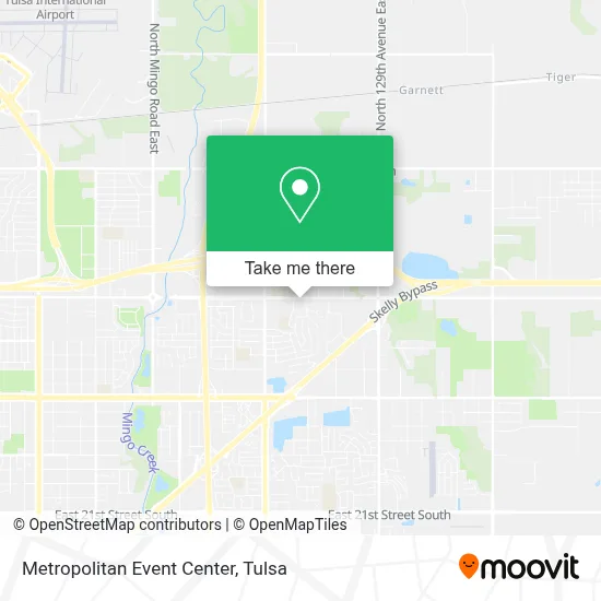 Metropolitan Event Center map