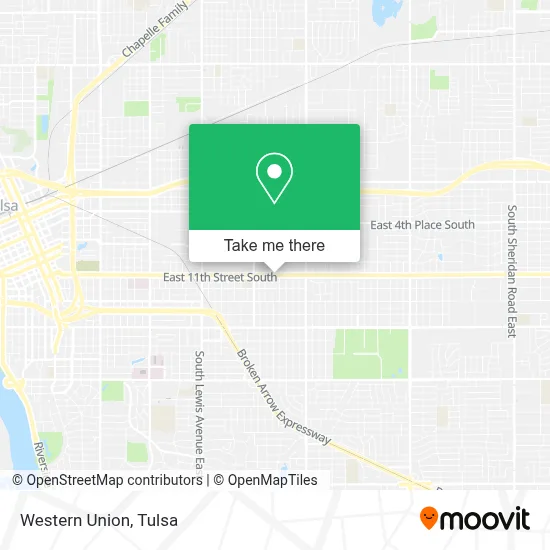Western Union map