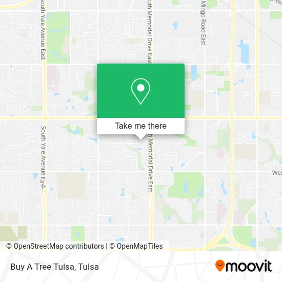 Buy A Tree Tulsa map