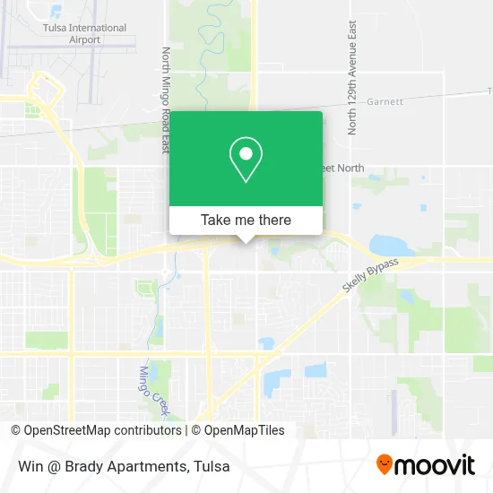 Win @ Brady Apartments map