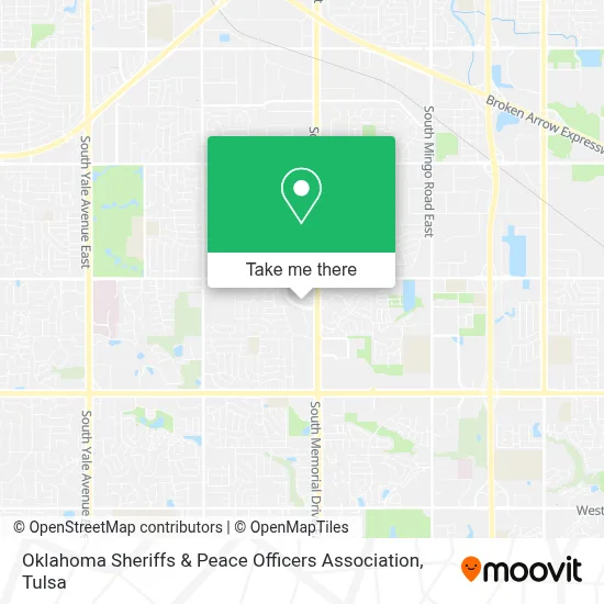 Oklahoma Sheriffs & Peace Officers Association map