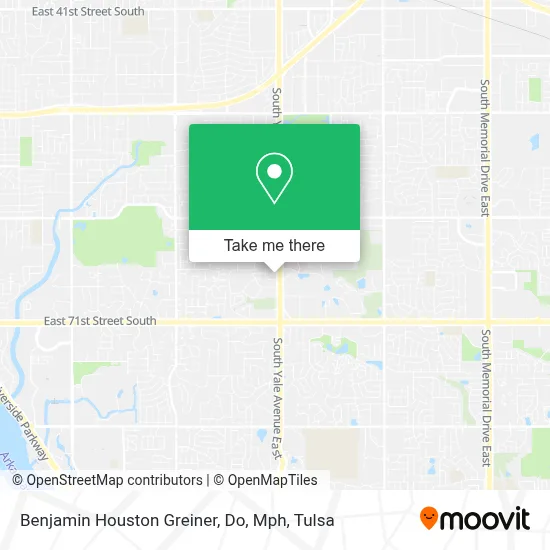 Benjamin Houston Greiner, Do, Mph map