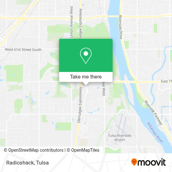 Radioshack map