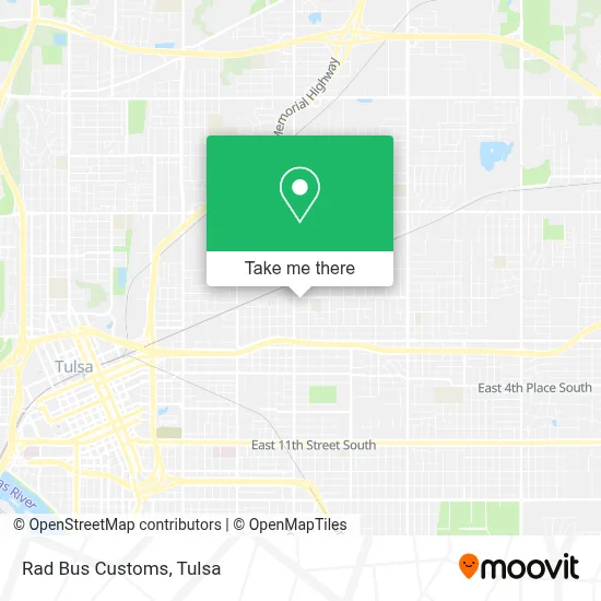 Rad Bus Customs map