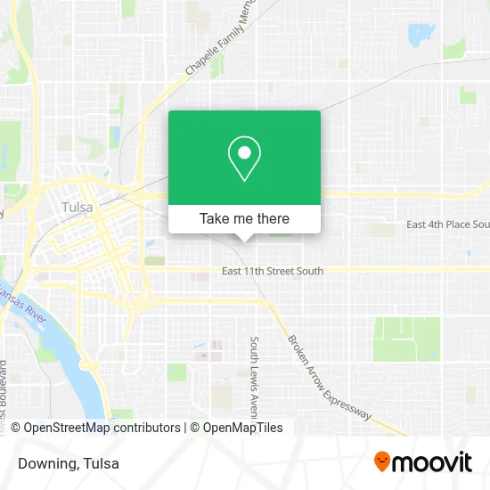 Downing map